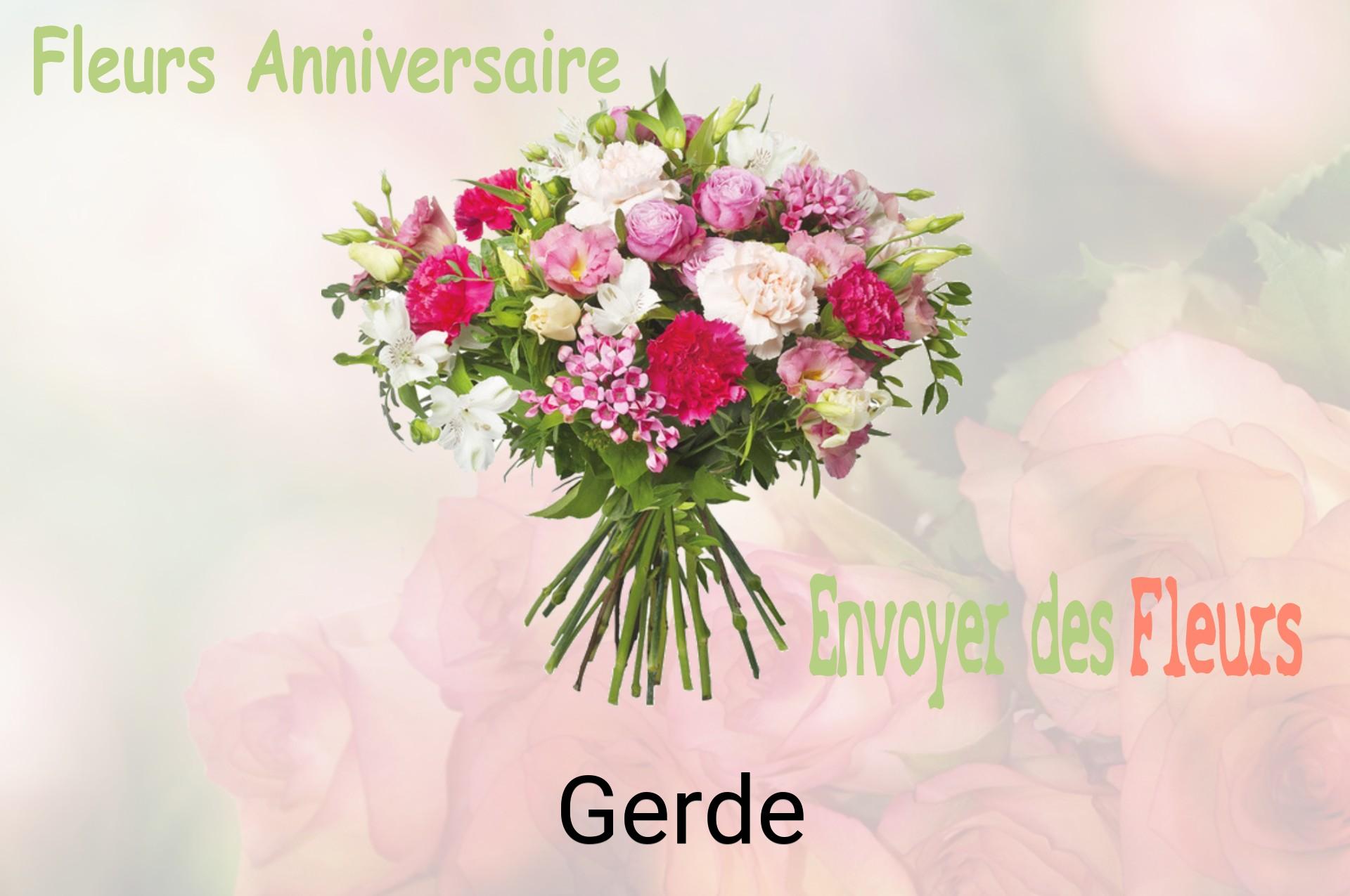 Bouquet de fleurs d’anniversaire livré à Gerde