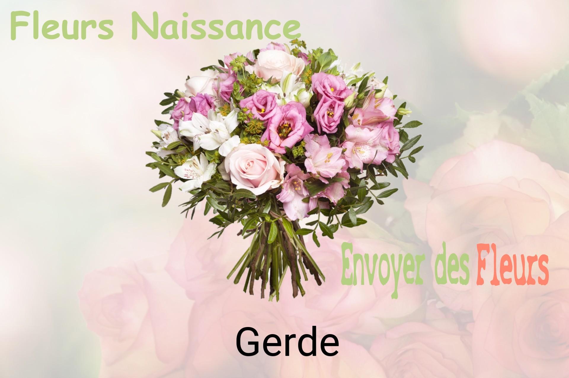 Bouquet de fleurs de naissance livré à Gerde